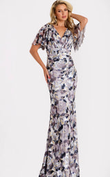 Jovani 43046 Grey-Multi