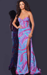 Jovani 43058 Orchid/Pink/Blue