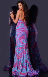 Jovani 43058 Orchid/Pink/Blue