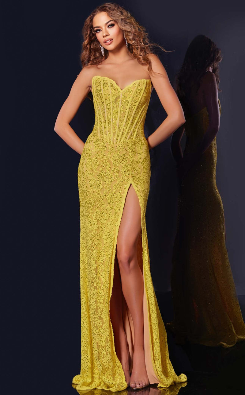 Jovani 43093 Yellow