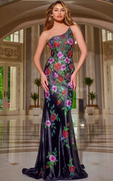 Jovani 43194 Black Multi
