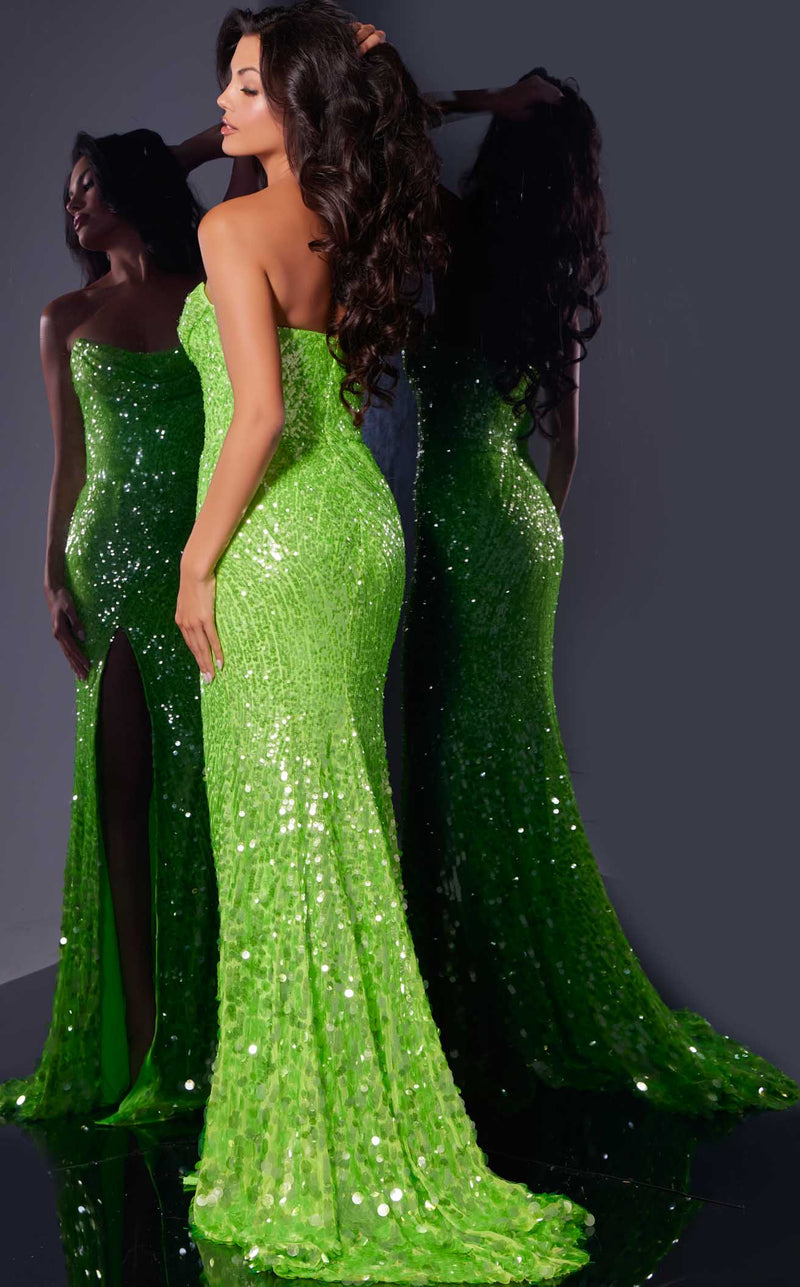 Jovani 43338 Neon Green