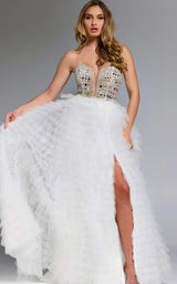 Jovani 43412 Off-White