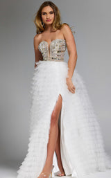 Jovani 43412 Off-White