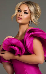 Jovani 43758 Fuchsia