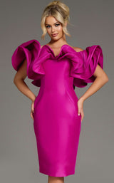 Jovani 43758 Fuchsia
