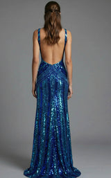 Jovani 43953 Royal-Blue-Multi
