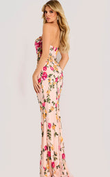 Jovani 44011 Pink-Multi
