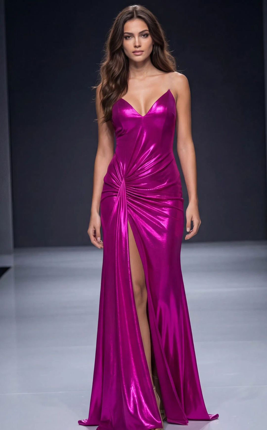Jovani 44108 Fuchsia
