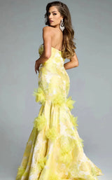 Jovani 44351 Yellow-Multi