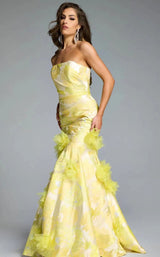Jovani 44351 Yellow-Multi