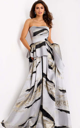 Jovani 44387 Charcoal