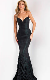 Jovani 44414 Black/Green