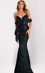 Jovani 44414 Black/Green