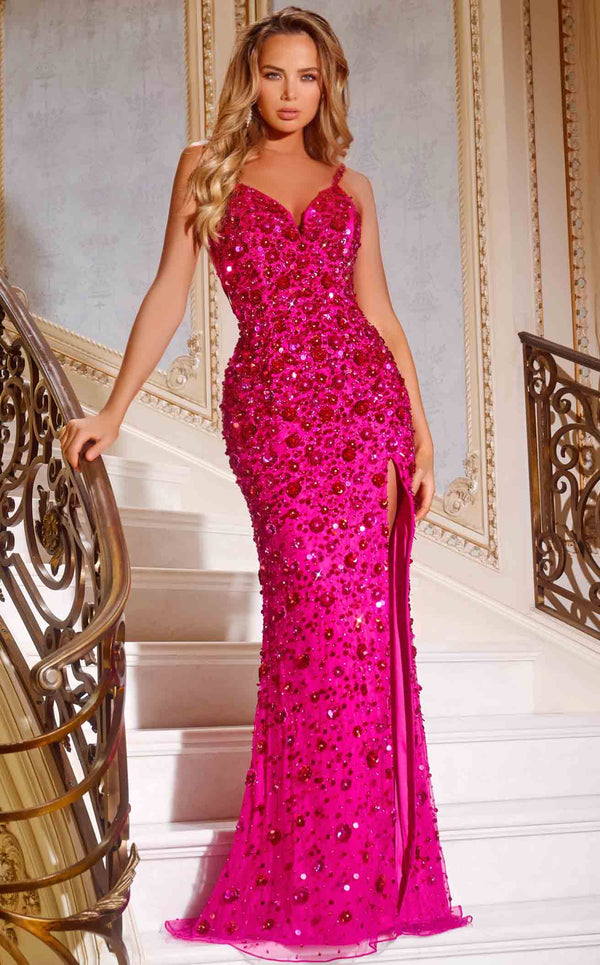 Jovani 44440 Fuchsia