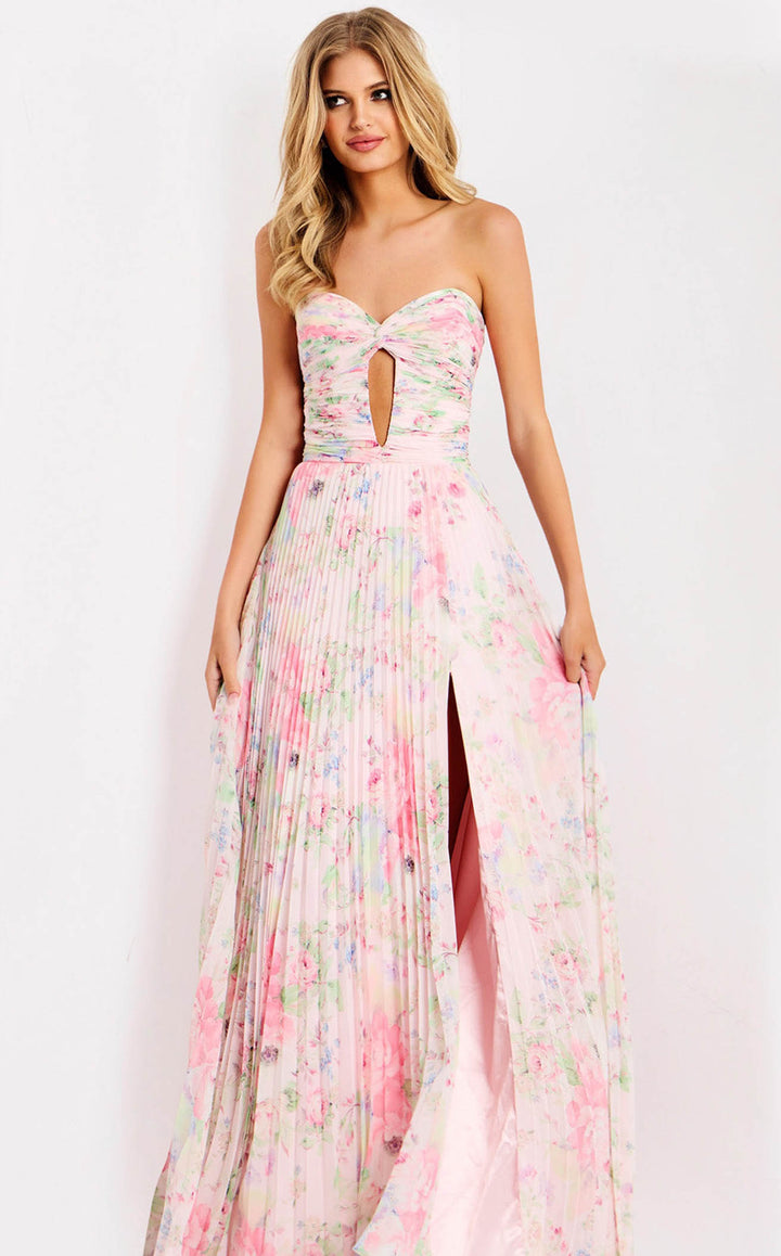 Jovani 44518 Pink-Print