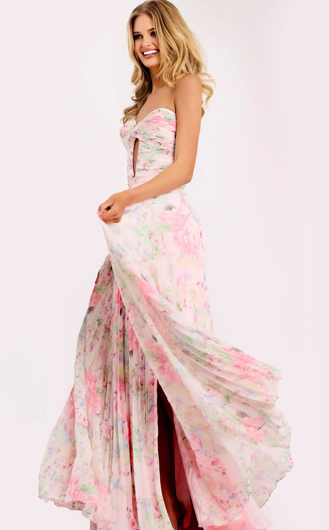 Jovani 44518 Pink-Print