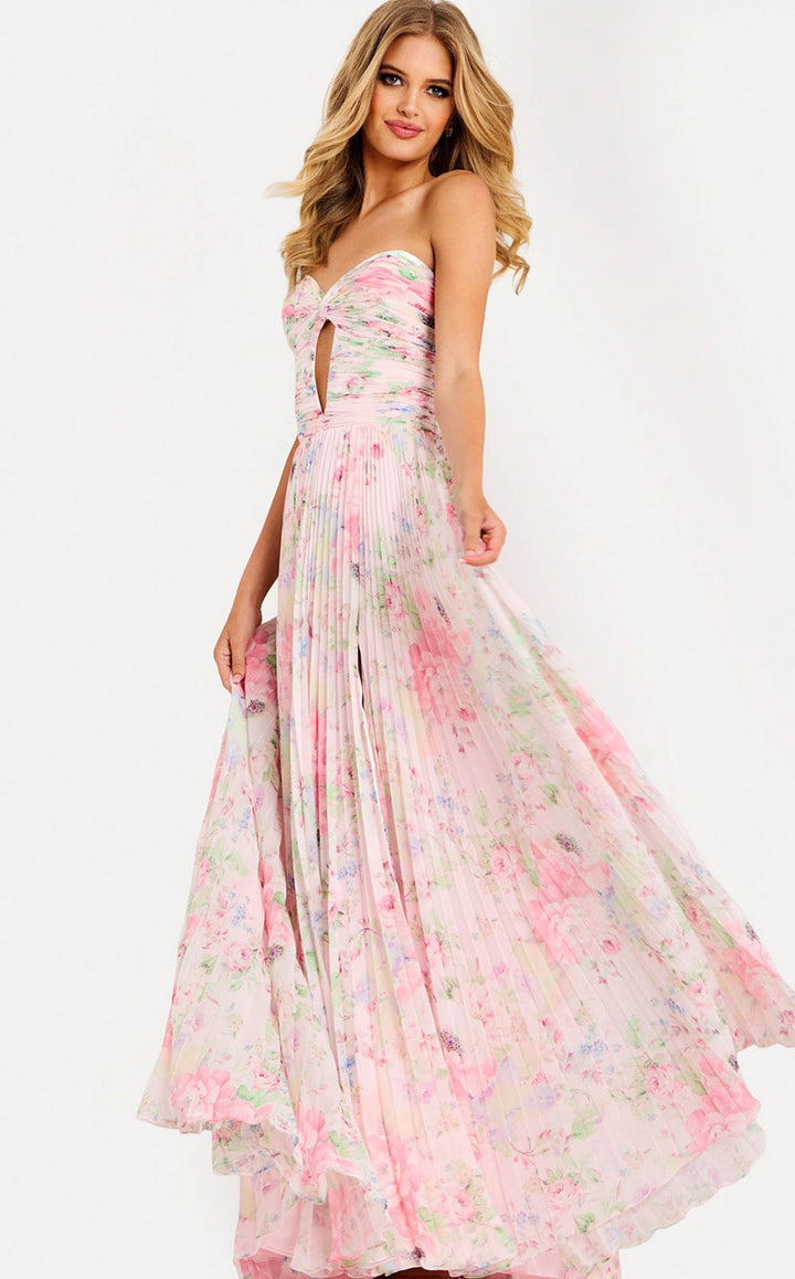 Jovani 44518 Pink-Print