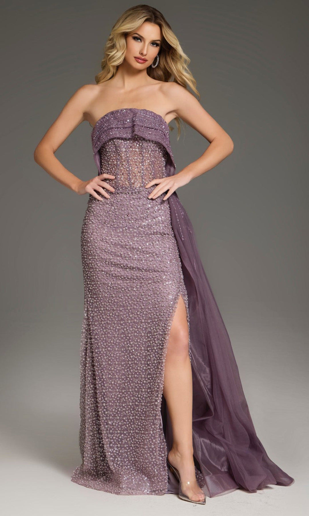 Jovani 44842 Purple