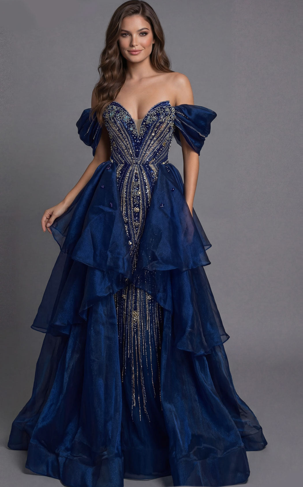 Jovani 45076 Dark-Blue