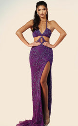 Jovani 45257 Purple/Purple