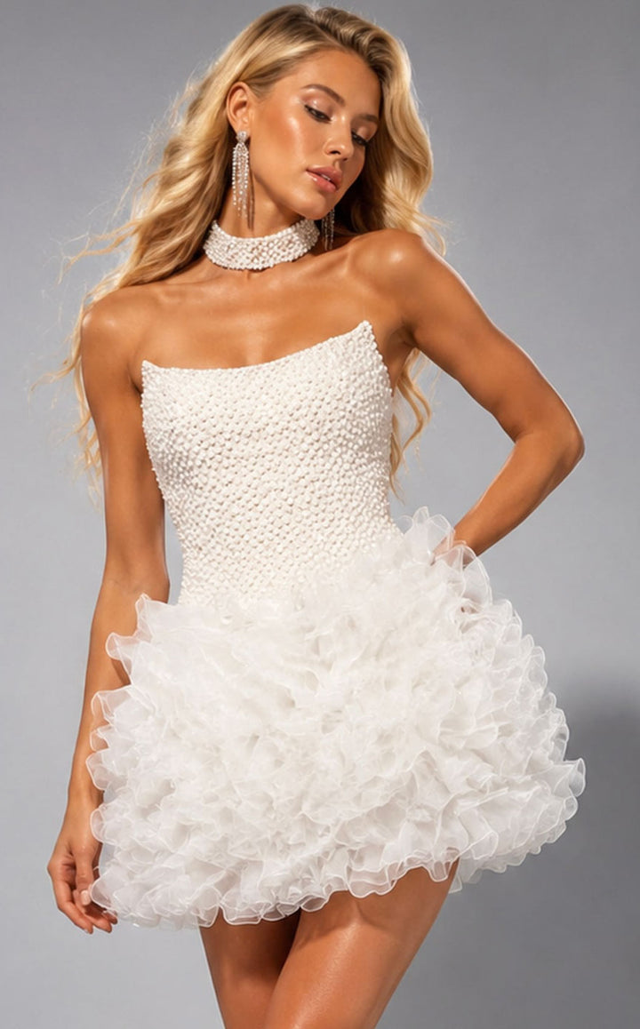 Jovani 45338 Nude-Off-White