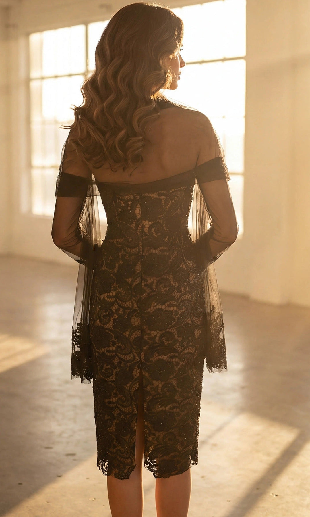 Jovani 45346 Black/Nude