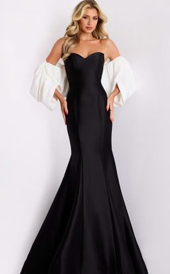 Jovani 45358 White/Black