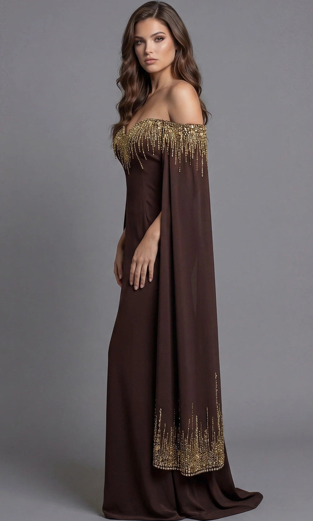 Jovani 45535 Brown