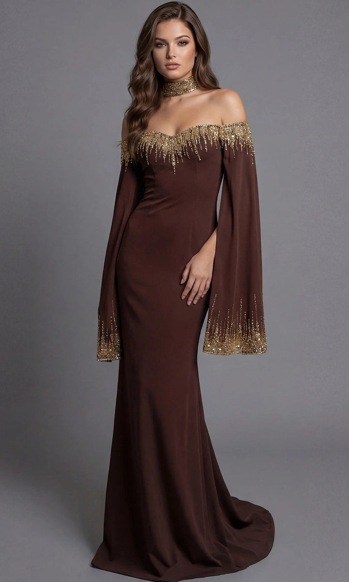 Jovani 45535 Brown