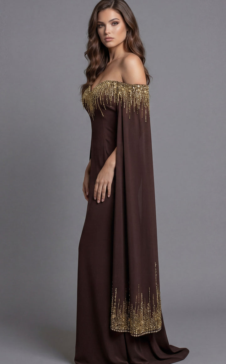 Jovani 45535 Brown
