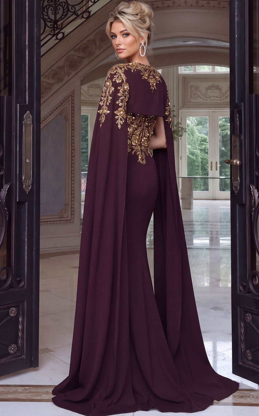 Jovani 45582 Navy/Navy