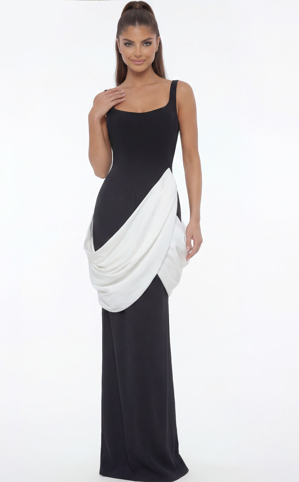 Jovani 45619 Black/White