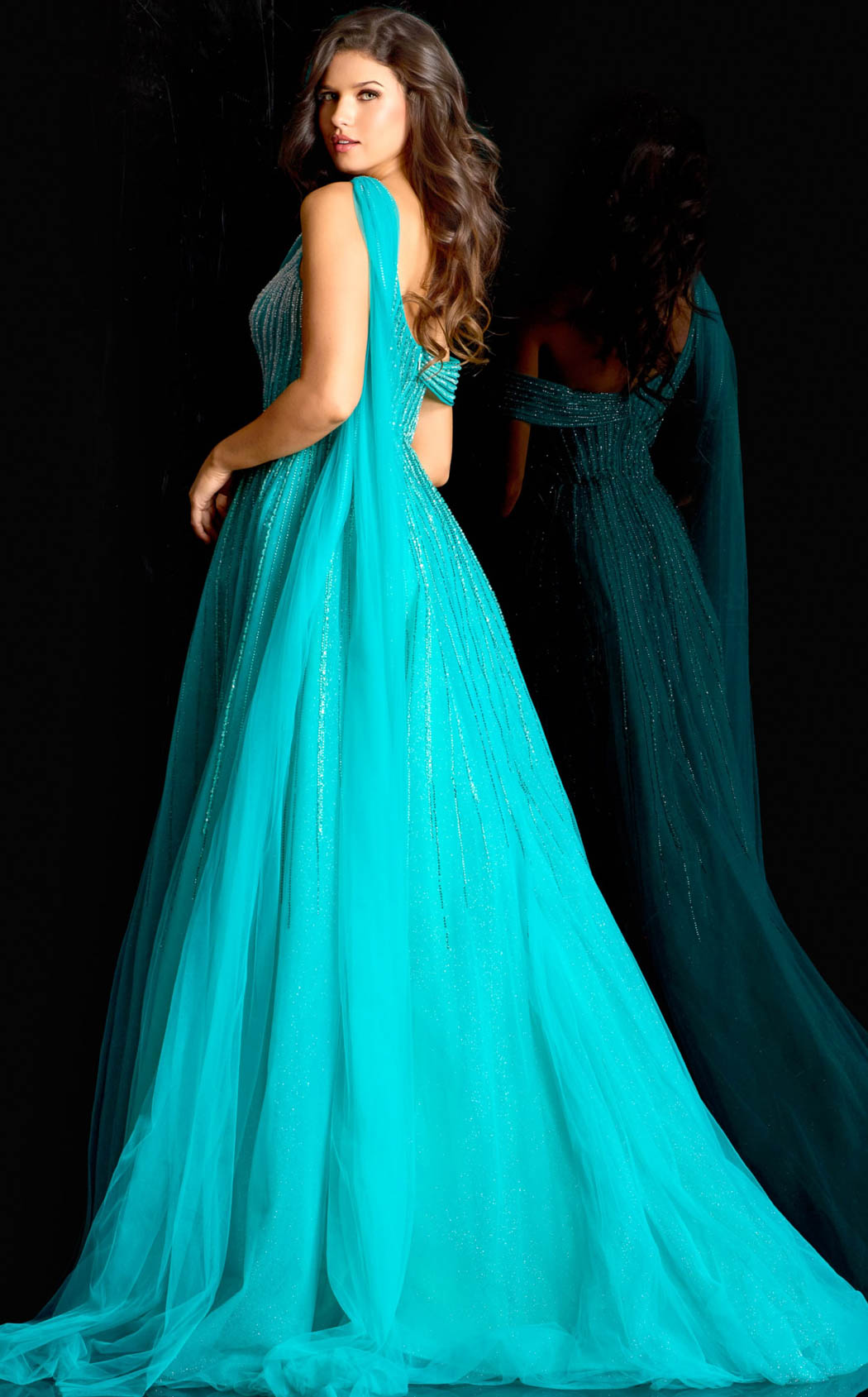 Jovani 45645 Peacock