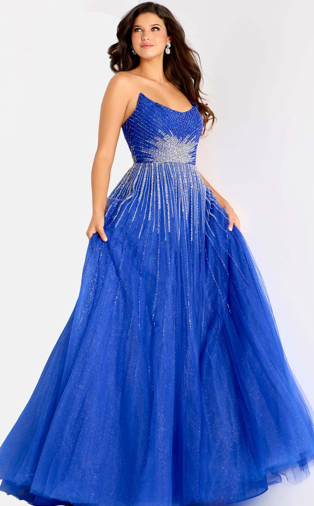 Jovani 45649 Blue