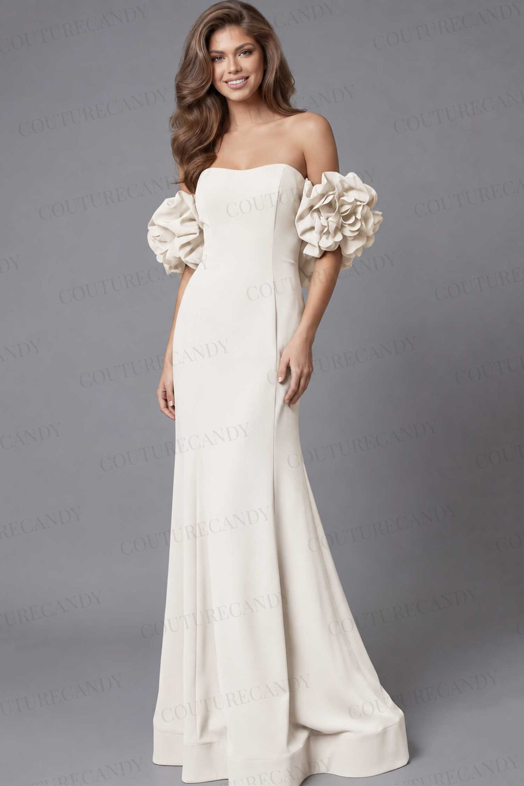 Jovani 45653 Off-White