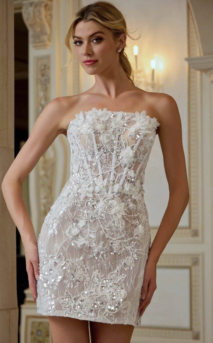 Jovani 45853 Off-White