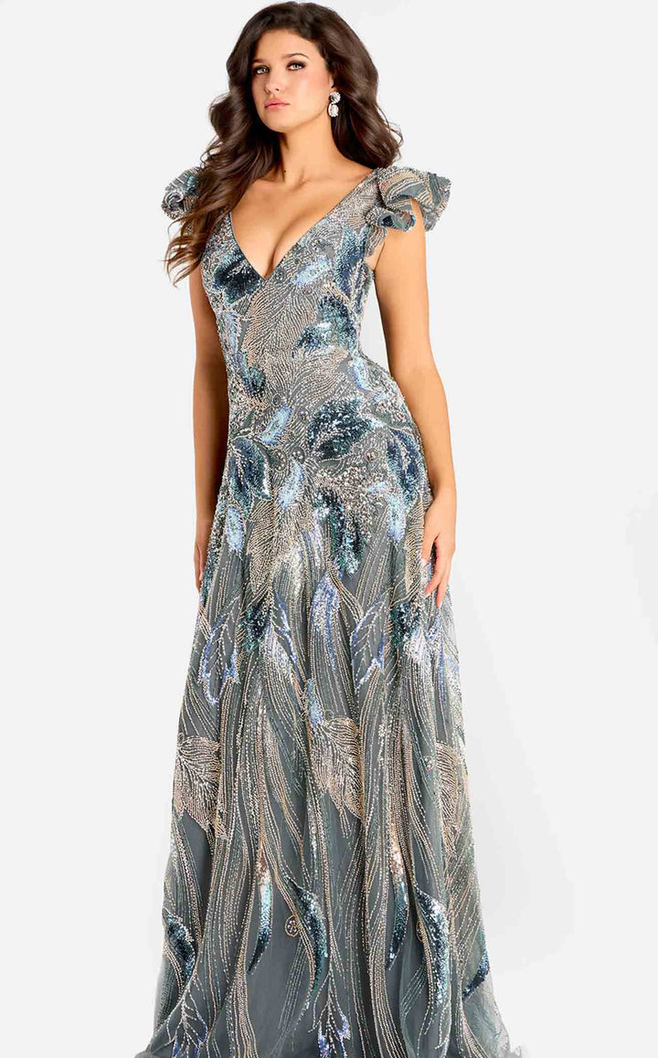 Jovani 45942 Grey