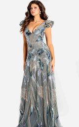 Jovani 45942 Grey
