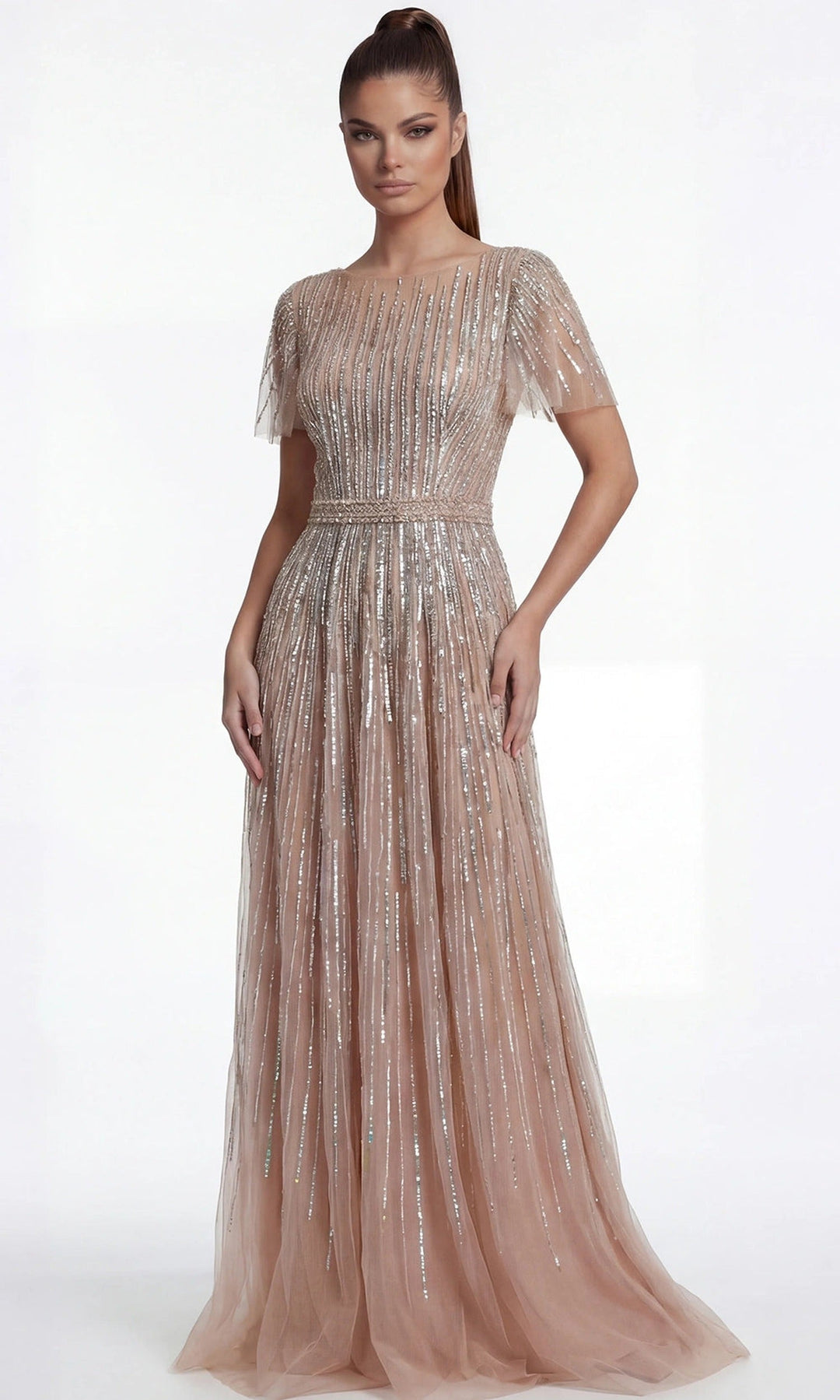 Jovani 46063 Dark-Nude