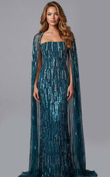 Jovani 46065 Teal