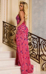 Jovani 46097 Pink-Multi