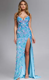 Jovani 46097 Light-Blue-Multi
