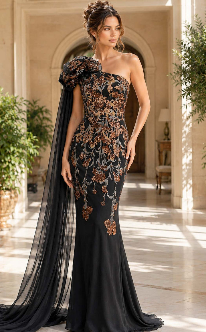 Jovani 46243 Black/Brown