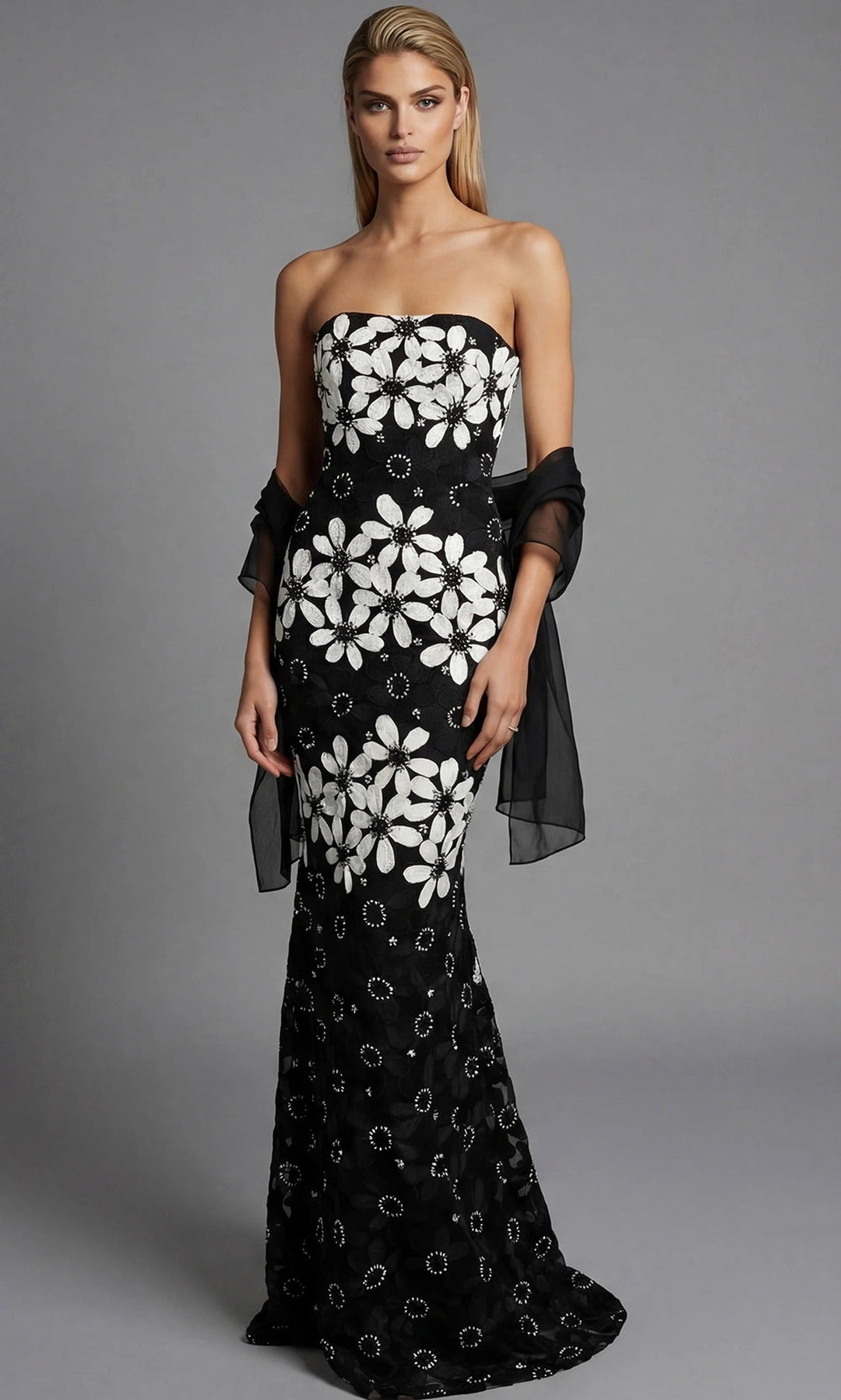 Jovani 46261 Black/White