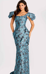 Jovani 46273 Blue/Brown