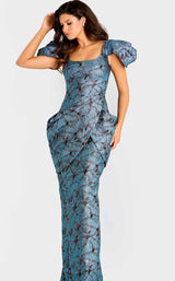 Jovani 46273 Blue/Brown