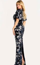 Jovani 46431 Navy/Silver