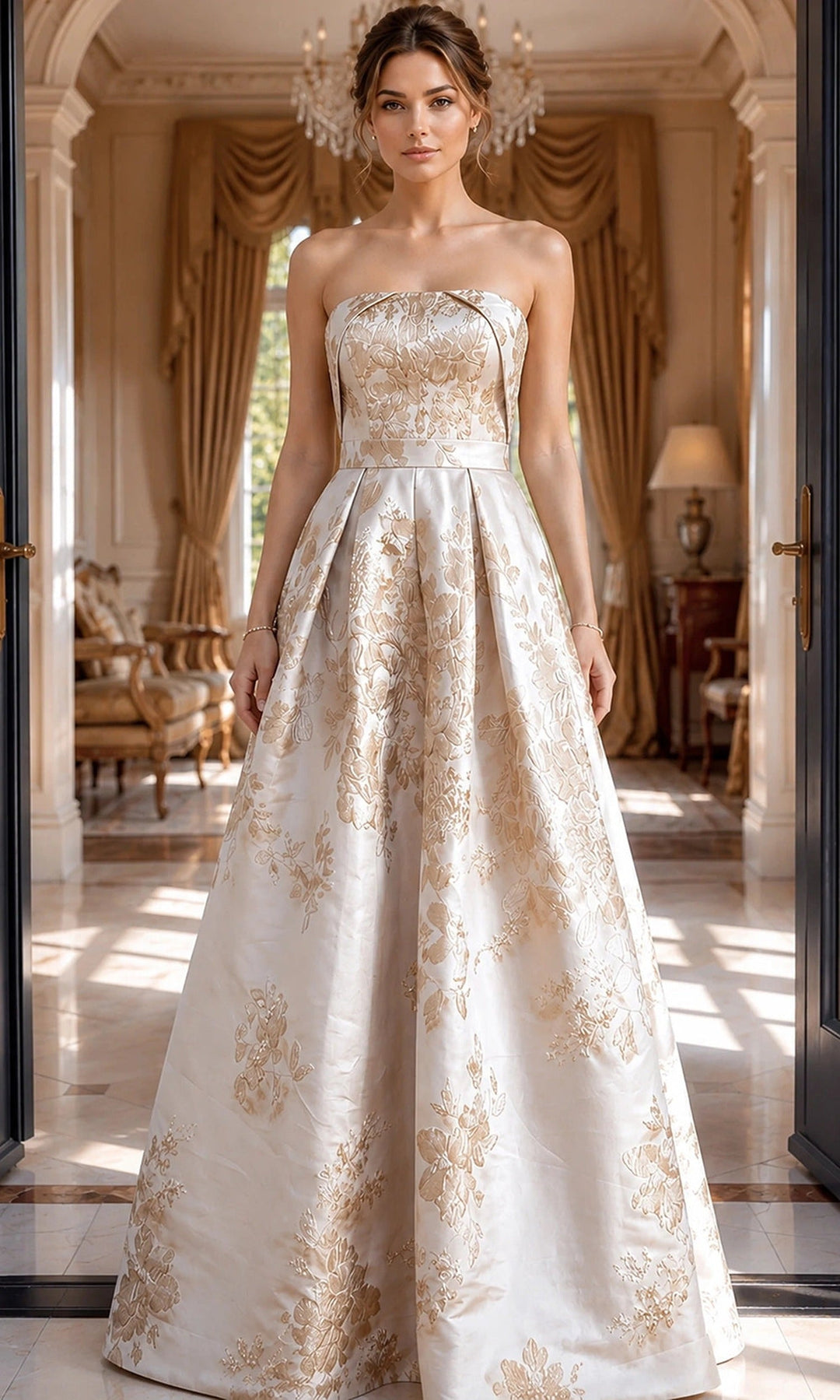 Jovani 46550 Champagne/Gold