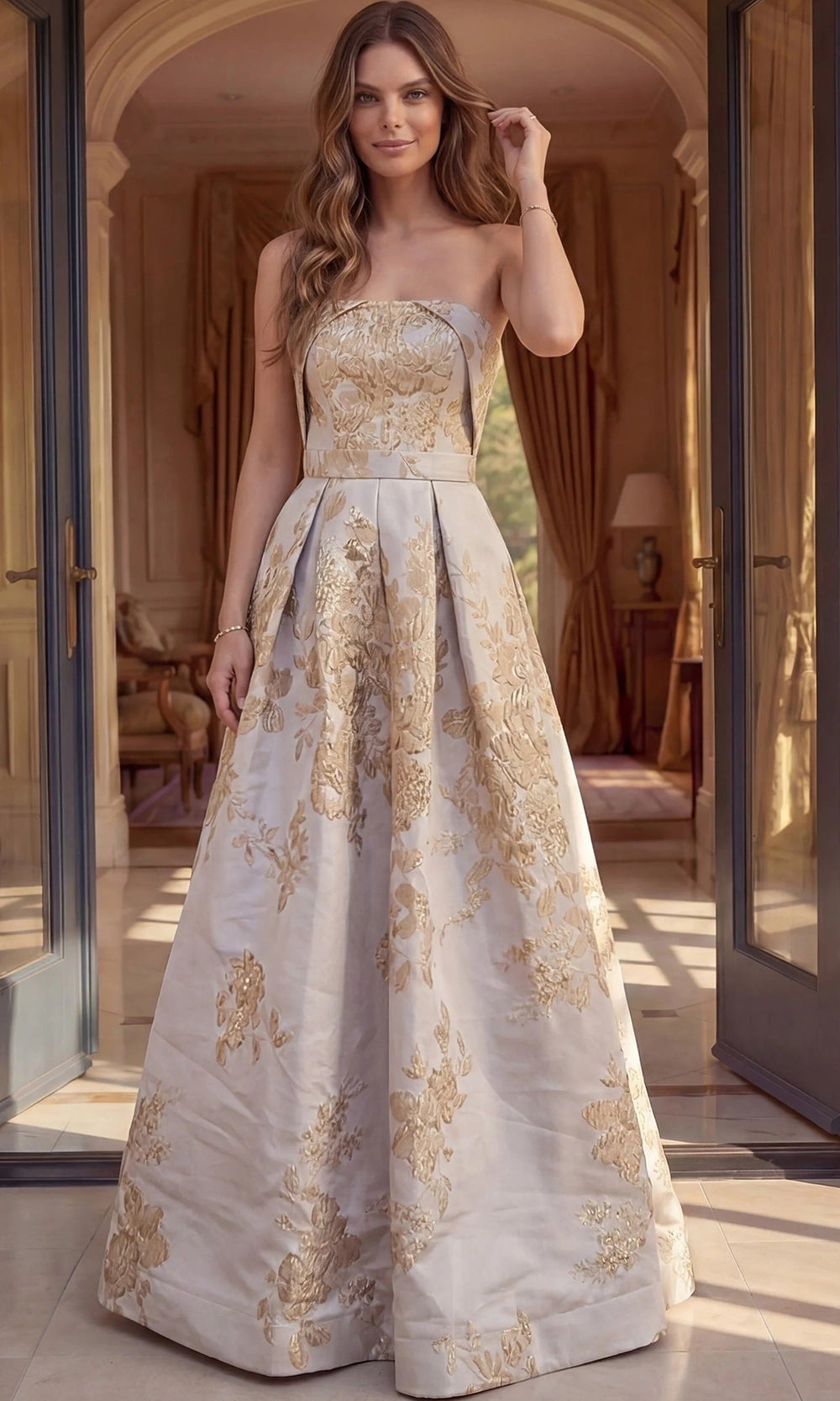 Jovani 46550 Champagne/Gold